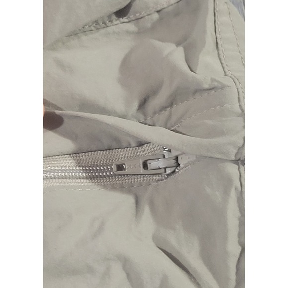 REI Co-Op Mens 38x32 Relaxed Beige Sahara Convertible Cargo Pants Ankle Zip - Picture 7 of 14